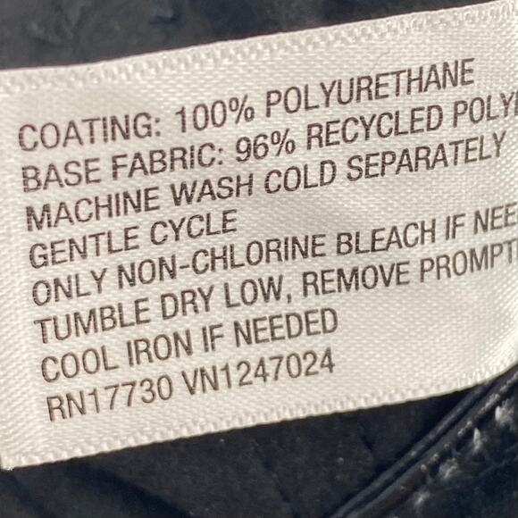 NEW A NEW DAY Reptile Print Tapered Leg Faux Leather Pants Black Size 2 Chic - Picture 7 of 7